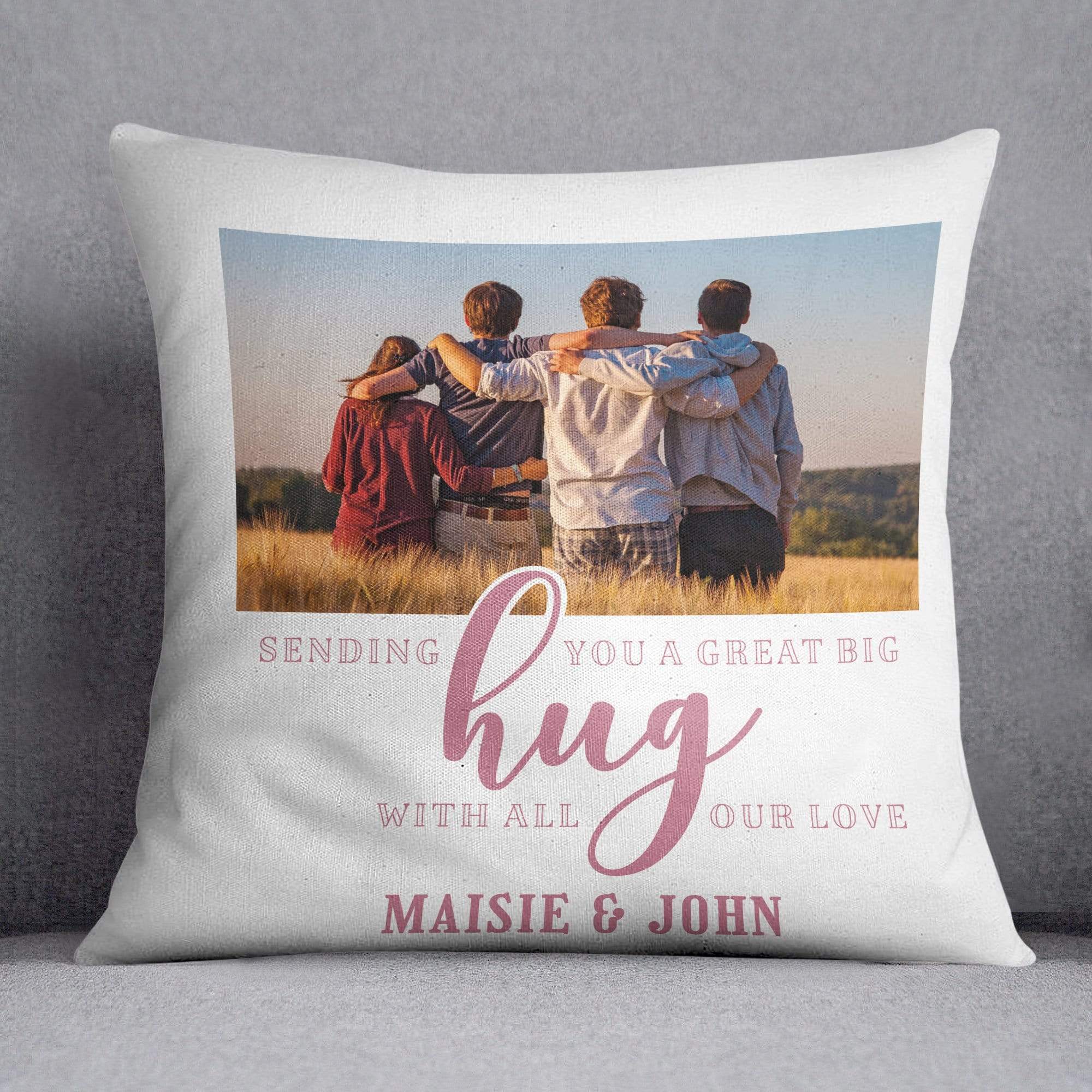 Family Hug Personalised Cushion